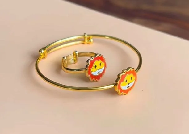 Lion Kada with Ring(Adjustable)