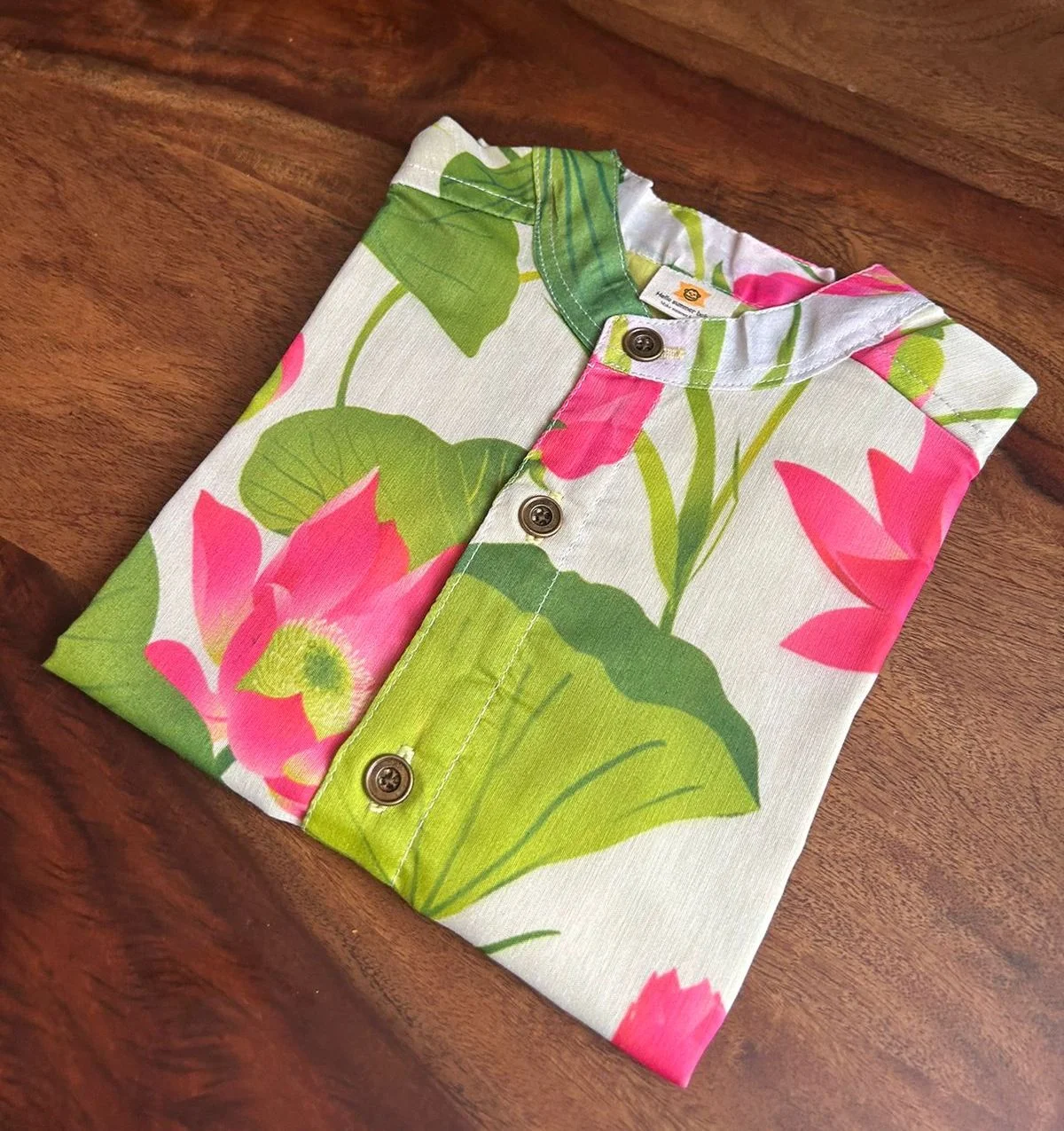 Chanderi White Pichwai(Shirt Only)