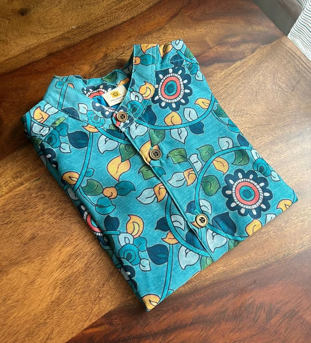 Chanderi Kalamkari Print(Shirt Only)