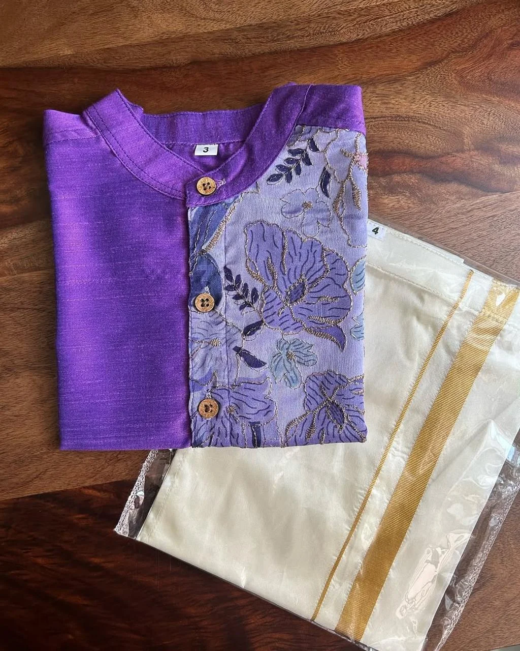 purple floral