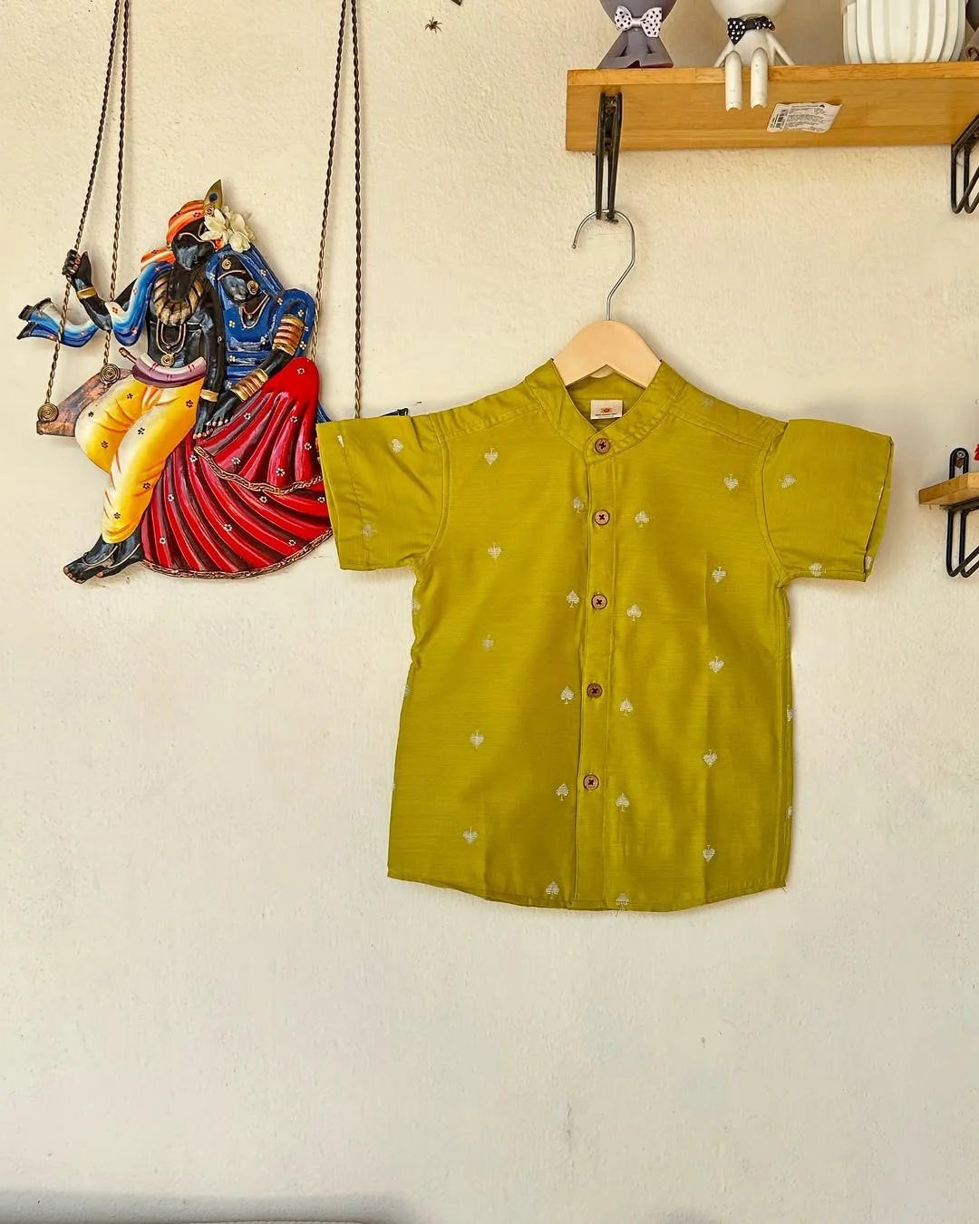 Pastel green butta shirt
