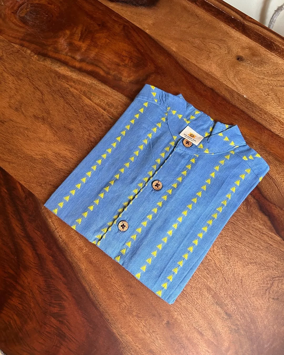 cotton blue handloom