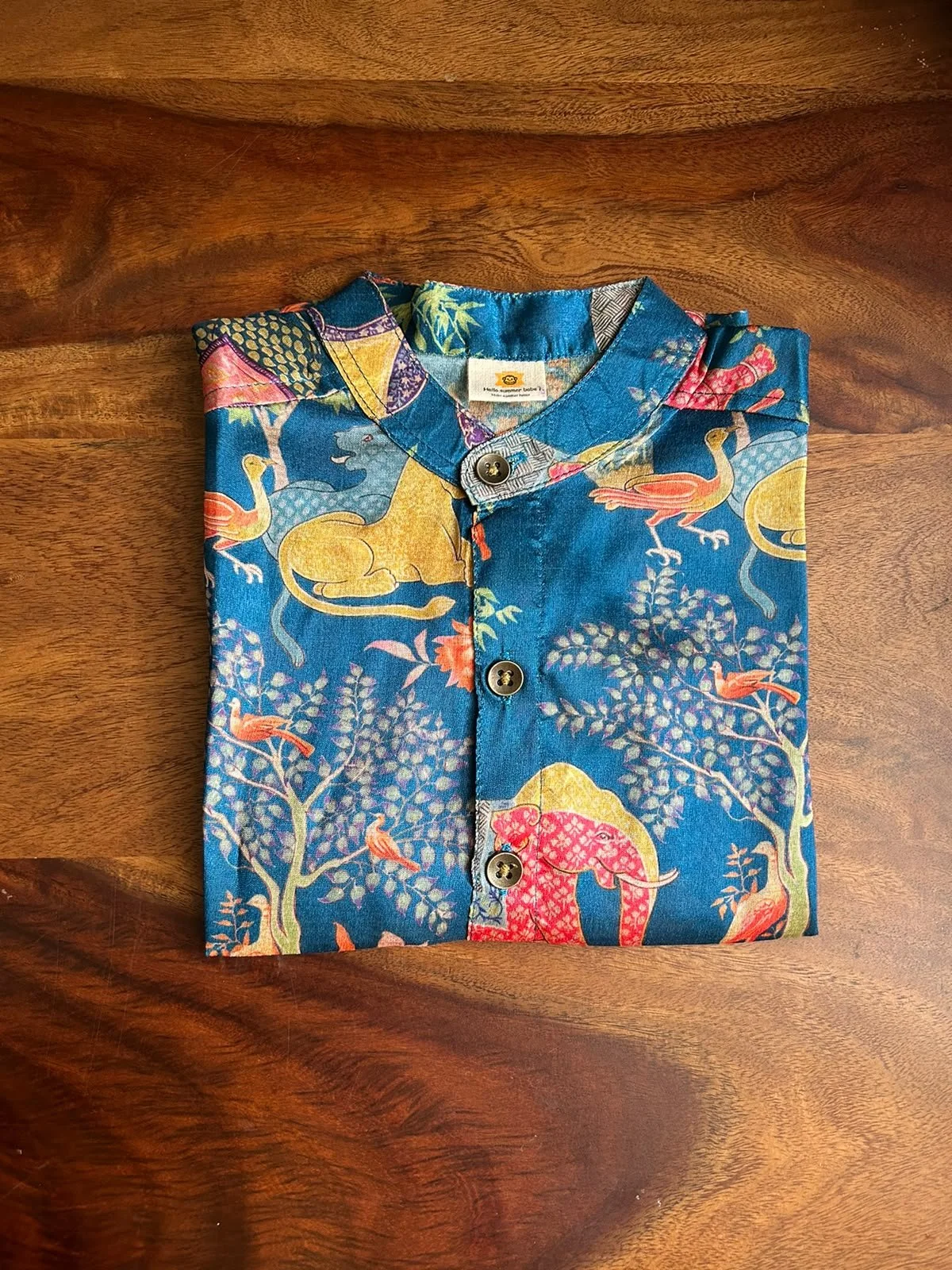 Peacock blue
